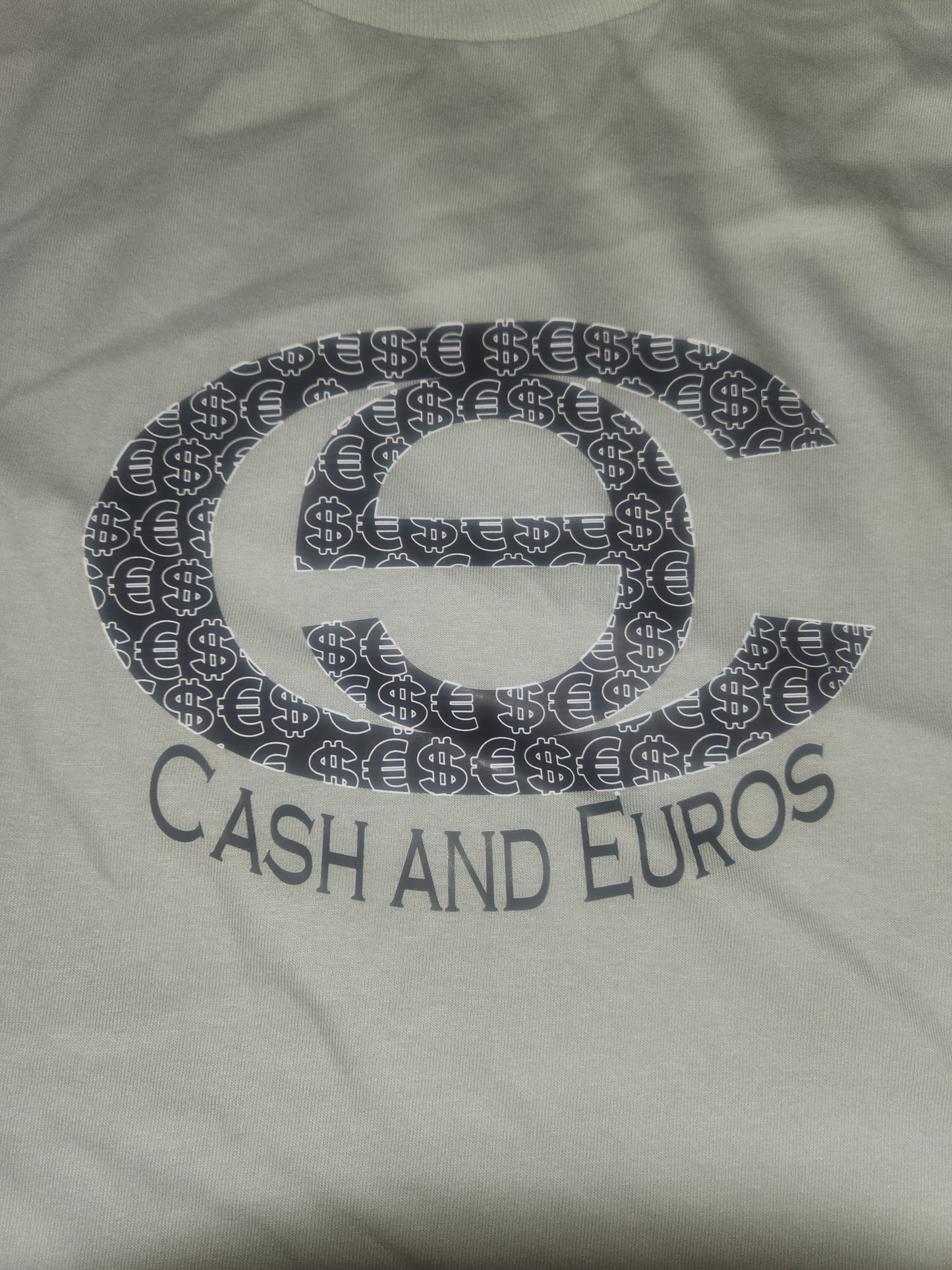 C&E Logo - Black - Dollar Signs - Cotton Tee