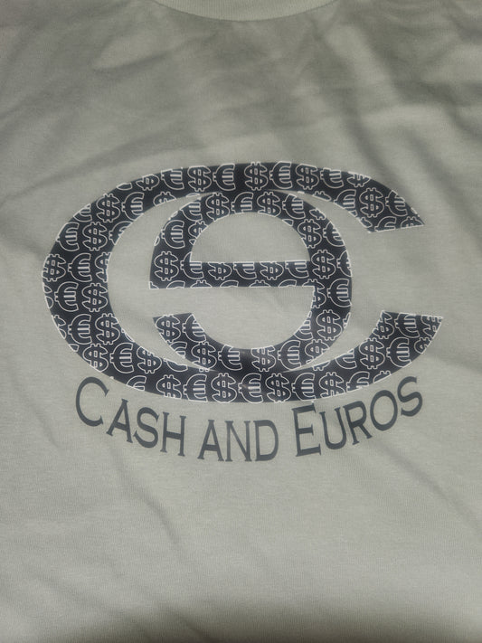 C&E Logo - Black - Dollar Signs - Cotton Tee