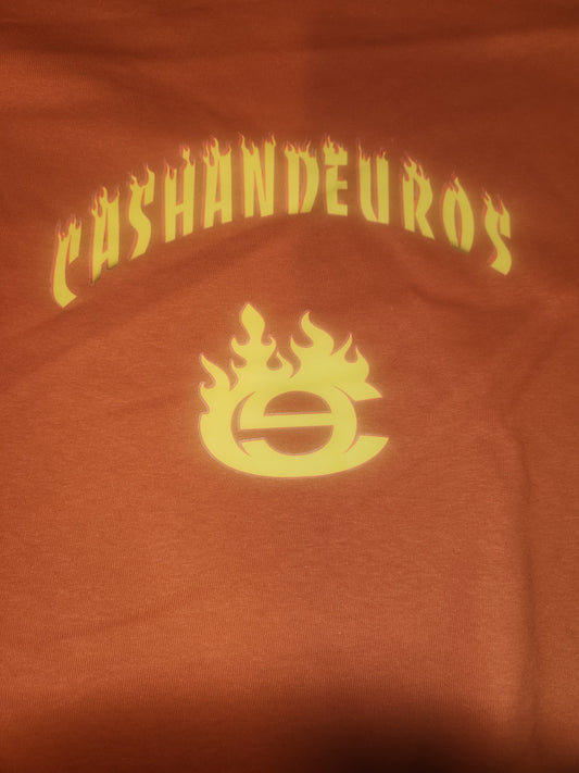 C&E Logo - On Fire - Cotton Tee